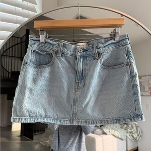 Abercrombie Low Rise Denim Mini Skirt